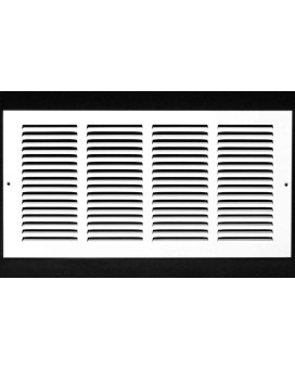 16W X 8H Steel Return Air Grilles Sidewall And Ceiling Hvac Duct Cover White Outer Dimensions 1775W X 975H