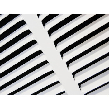 20W X 10H Steel Return Air Grilles Sidewall And Ceiling Hvac Duct Cover White Outer Dimensions 2175W X 1175H