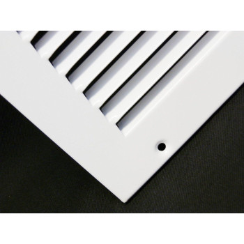 20W X 10H Steel Return Air Grilles Sidewall And Ceiling Hvac Duct Cover White Outer Dimensions 2175W X 1175H