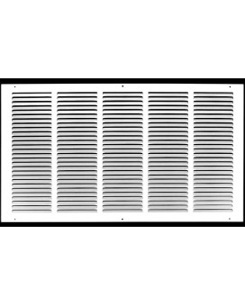 Steel Return Grilles Sidewall And Ceiling Hvac Duct Cover 24 X 14 White