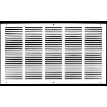 Steel Return Grilles Sidewall And Ceiling Hvac Duct Cover 24 X 14 White