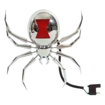 Hitch Critters Animated Ball Hitch Cover And Brake Light Black Widow