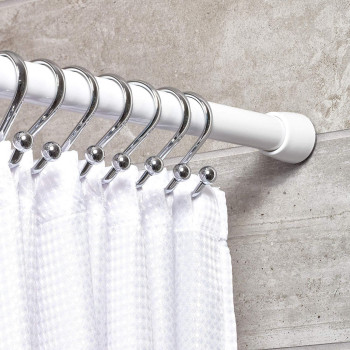 Idesign Cameo Metal Expandable Constant Tension Shower Curtain Rod For Master Guest Kids Bathroom Adjustable From 2642 W