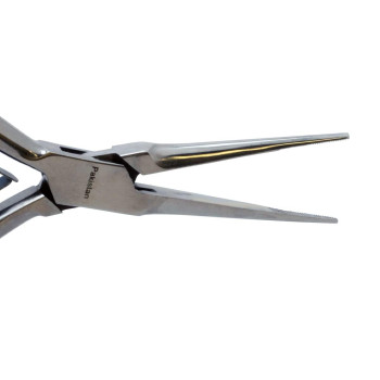 Aven 10314 Technik Stainless Steel Serrated Jaw Needle Nose Plier 15964 Jaw Length 534 Overall Length