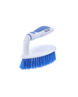 Superio Grout Brush Dish Brush Shower Scrubber Cleaning Brush Stiff Bristles Comfort Grip Handle Blue Brush Cleaner For Kit