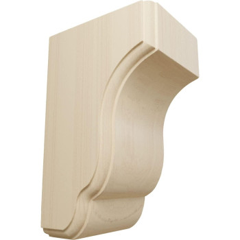 Ekena Millwork Cor03X04X06Cprw Capistrano Mission Wood Corbels 3 12W X 4D X 6 12H Rubberwood