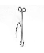 Graber 3Inch Slip On Drapery Hooks With 1Inch Drop 14 Hooks Per Bag