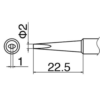 Soldering Tip Chisel 20Mm X 225Mm