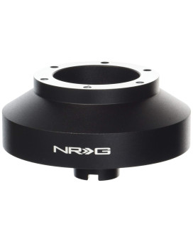 Nrg Innovations Nrgsrk131H Racing Style Steering Wheel Quick Release Short Hub Adapter 6 X 70Mm Bolt Pattern Black Body