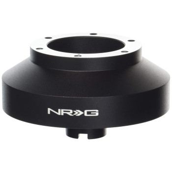 Nrg Innovations Nrgsrk131H Racing Style Steering Wheel Quick Release Short Hub Adapter 6 X 70Mm Bolt Pattern Black Body