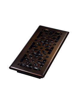 Decor Grates Agh410Rb 4X10 Inches Gothic Bronze Finish Steel Floor Register