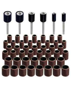 Jumbo 51Pc Drum Sanding Kit Fits Dremel Includes Rubber Drum Mandrels 12 38 14