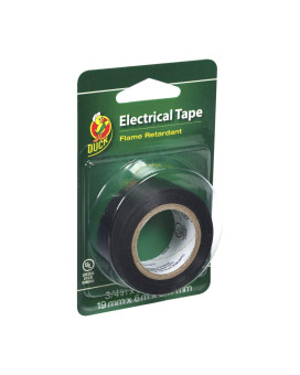 Duck Brand 373447 Professional Electrical Tape 075Inch By 20Feet Single Roll Black