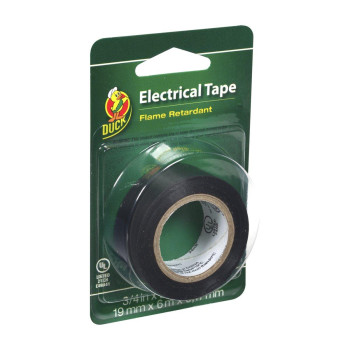 Duck Brand 373447 Professional Electrical Tape 075Inch By 20Feet Single Roll Black