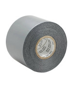 Tarp Tape Ts108 3 Inch Utility Continuous Roll Duct Tape Adhesive Ideal For Tarps Covers Awnings Tents And Hay Cover Silver