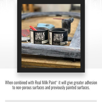 Real Milk Paint Adhesion Promoter And Bonding Primer For Milk Paint On Plastic Shellac Glass Painted And Varnished Surfaces