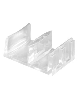 Primeline M 6058 Clear Plastic Shower Door Bottom Guide Assembly 2 Pack