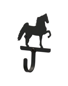 Village Wrought Iron Wh129S Saddlebred Wall Hook Small Black