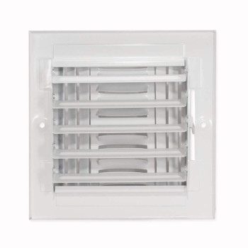 Ezflo 6 X 6 Inch Duct Opening White Air Vent Cover For Wall Or Ceiling Fourway Ventilation Register 734 Inch X 734 Inc