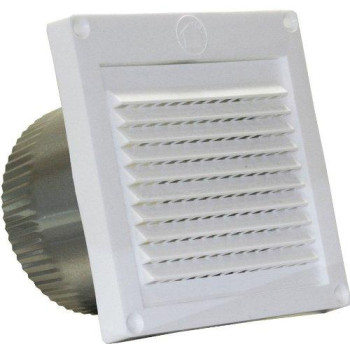 Speediproducts Exevml 04 4Inch Diameter Micro Louver Eave Vent White