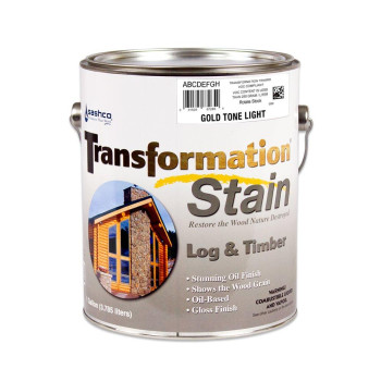 Sashco Transformation Log And Timber Stain 1 Gallon Pail Gold Tone Light Pack Of 1