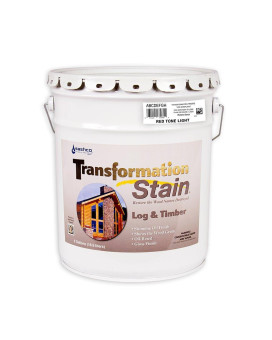 Sashco Transformation Log And Timber Stain 5 Gallon Pail Red Tone Light Pack Of 1