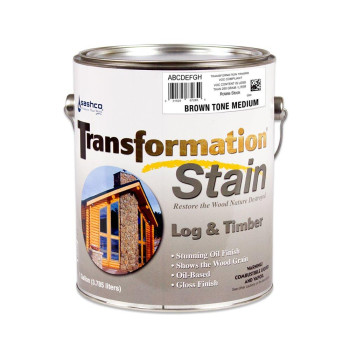 Sashco Transformation Log And Timber Stain 1 Gallon Pail Brown Tone Medium Pack Of 1