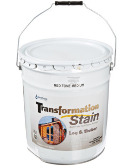 Sashco 67255 Transformation Log And Timber Stain 5Gallon Red Tone Medium