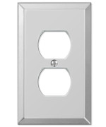 Amerelle 66D Mirror Wallplate 1 Duplex Grey