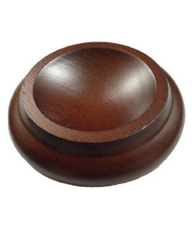 Hardwood Piano Caster Cups Set Of 3 Mahogany