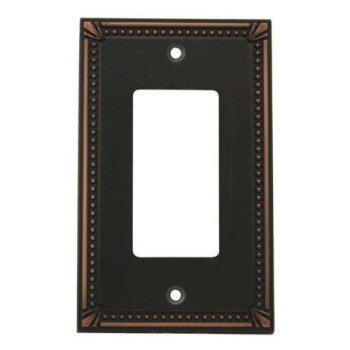 Cosmas 44000Orb Oil Rubbed Bronze Single Gfidecora Rocker Wall Switch Plate Switchplate Cover