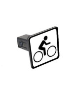 Graphics More Bike Biking Cycling Sign Symbol Tow Trailer Hitch Cover Plug Insert 1 14 Inch 125