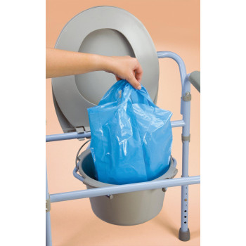 Carex Bedside Commode Liners Disposable Fits Most Commodes Toilet Liners With Absorbent Powder Holds 2 Quarts Liquid Dispos