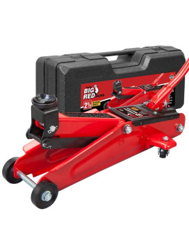 Big Red T825013S1 Torin Hydraulic Trolley Floor Servicefloor With Blow Mold Carrying Storage Case 25 Ton 5 000 Lb Capacity