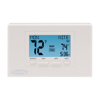 Lux Pro P521U Programmable 52 Day Thermostat For Home Use 2 Heat 1 Cool