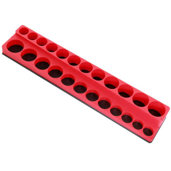 Big Red Mtosd3811T Torin Tool Storage Organizer Magnetic Socket Rack 38 Drive Sockets