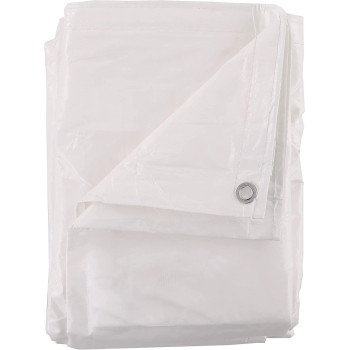 Kotap Fr1520 Fireretardant Tarp For Construction Job Sites Requiring Tarpaulin 15 X 20Foot White