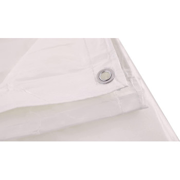 Kotap Fr2120 Fireretardant Tarp For Construction Job Sites Requiring Tarpaulin 21 X 20Foot White