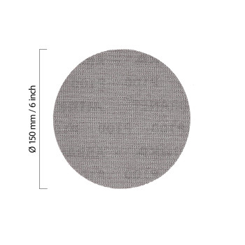 Mirka 9A241600 6Inch 600 Grit Mesh Abrasive Dust Free Sanding Discs Box Of 50 Discs