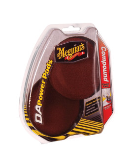 Meguiars 4 Da Compound Power Pads G3507 Polishing Pad Kit Includes 2 Foam Pads For Paint Correction And Scratch Removal In