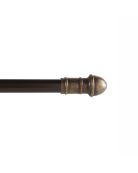 Kenney Dresden 716 Adjustable Decorative 4884 Caf Curtain Rod Oil Rubbed Bronze