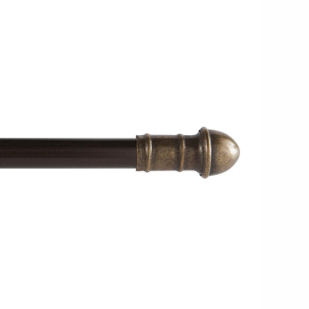 Kenney Dresden 716 Adjustable Decorative 4884 Caf Curtain Rod Oil Rubbed Bronze