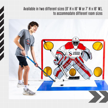 Snipers Edge Hockey Shooting Tarp 8 By 16 Ft Tarp Made Of Heavy Duty Vinyl Develop A Stronger Slap And Wrist Shot Without Da