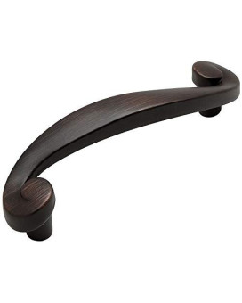 10 Pack Cosmas 774Orb Oil Rubbed Bronze Cabinet Hardware Swirl Handle Pull 3 76Mm Hole Centers