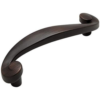 10 Pack Cosmas 774Orb Oil Rubbed Bronze Cabinet Hardware Swirl Handle Pull 3 76Mm Hole Centers