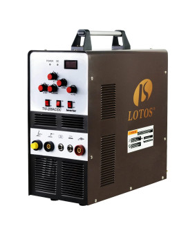 Lotos Tig200Acdc 200A Acdc Aluminum Tig Welder With Dc Stickarc Welder Square Wave Inverter With Foot Pedal And Argon Regulat