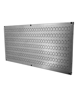 Wall Control Pegboard 16In X 32In Horizontal Galvanized Metal Pegboard Tool Board Panel