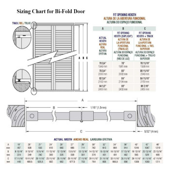 Closet Door Bifold Louver Panel Plantation 24X80