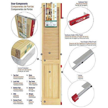 Closet Door Bifold Louver Panel Plantation 30X80