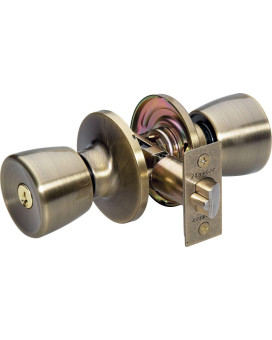 Master Lock Tuco0705 Keyed Alike Tulip Door Lock With Deadbolt Polished Brass